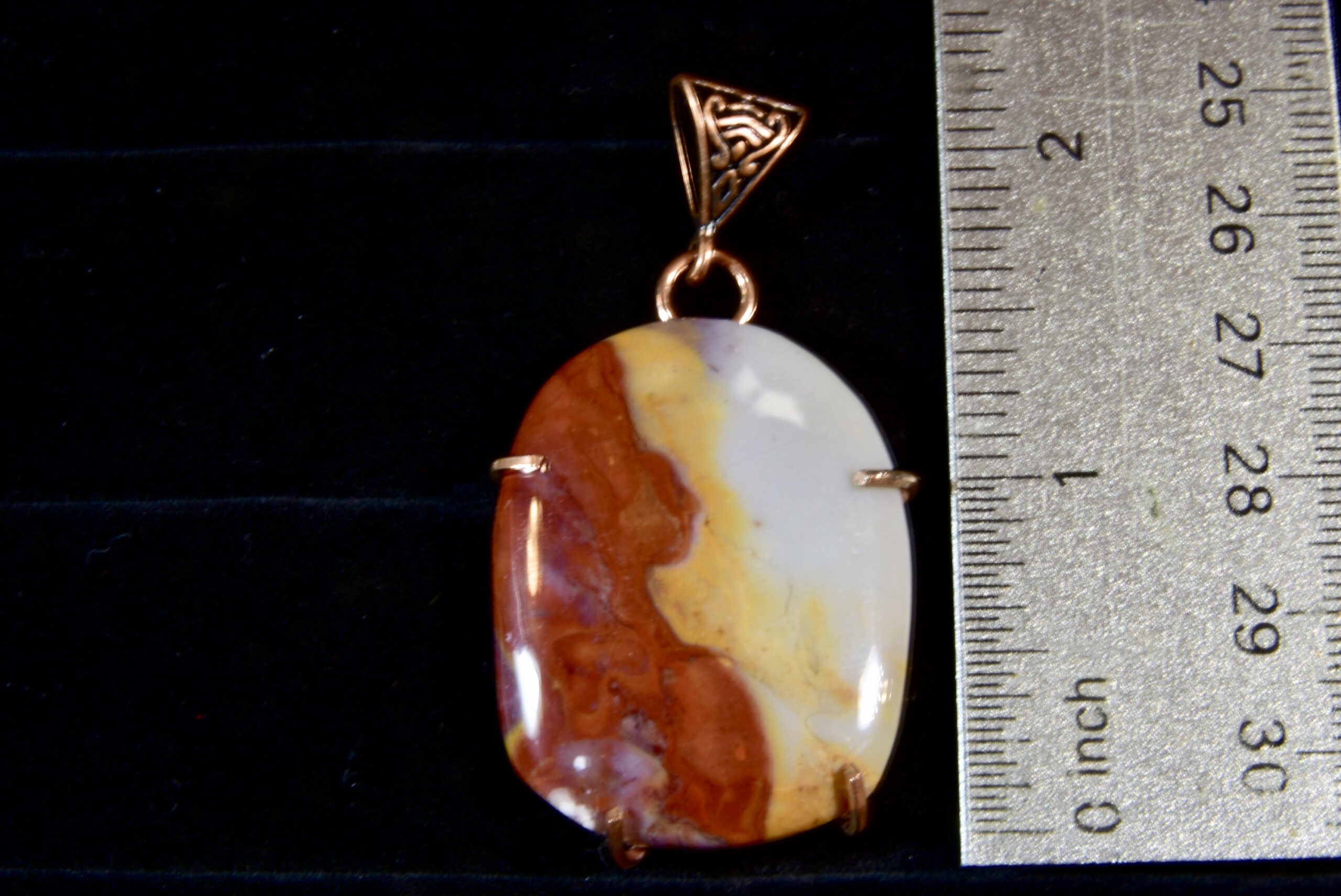 Gem Chalcedony Pendant 12 - Image 4