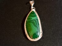 African Malachite pendant