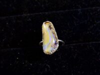 Australian Boulder Opal Ring