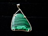 african malachite pendant