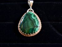 African Malachite pendant
