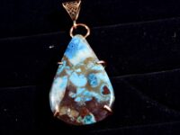 Chrysocolla pendant