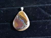 Australian Boulder Opal Pendant
