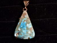 Chrysocolla pendant