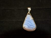 Blue Lace Agate Pendant 6