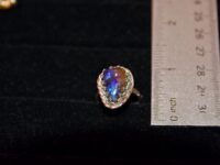 Australian Boulder Opal Ring 14