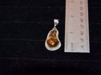 Fire Agate Pendant 26