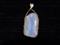 Blue Lace Agate Pendant 8