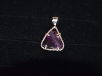 Purple Fluorite Pendant 2