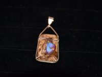 Australian Boulder Opal Pendant 82