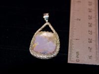 Pink Fire Opal Pendant 2