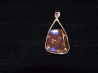 Australian Boulder Opal Pendant 79