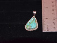 Kingman Turquoise Pendant 7