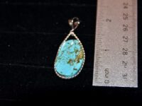 Kingman Turquoise Pendant 6