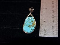 Kingman Turquoise Pendant 6