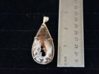 Brazilian Agate Druzy Pendant 3