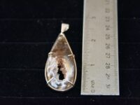 Brazilian Agate Druzy Pendant 3