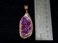 Amethyst Druzy Pendant 2