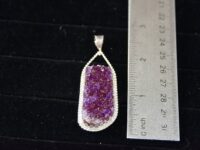 Amethyst Druzy Pendant