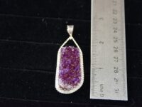 Amethyst Druzy Pendant