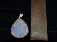 Blue Chalcedony Pendant 2