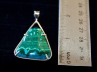 Malachite/Chrysocolla Pendant 1