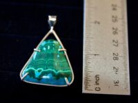 Malachite/Chrysocolla Pendant 1