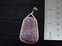 Amethyst Druzy Pendant 2